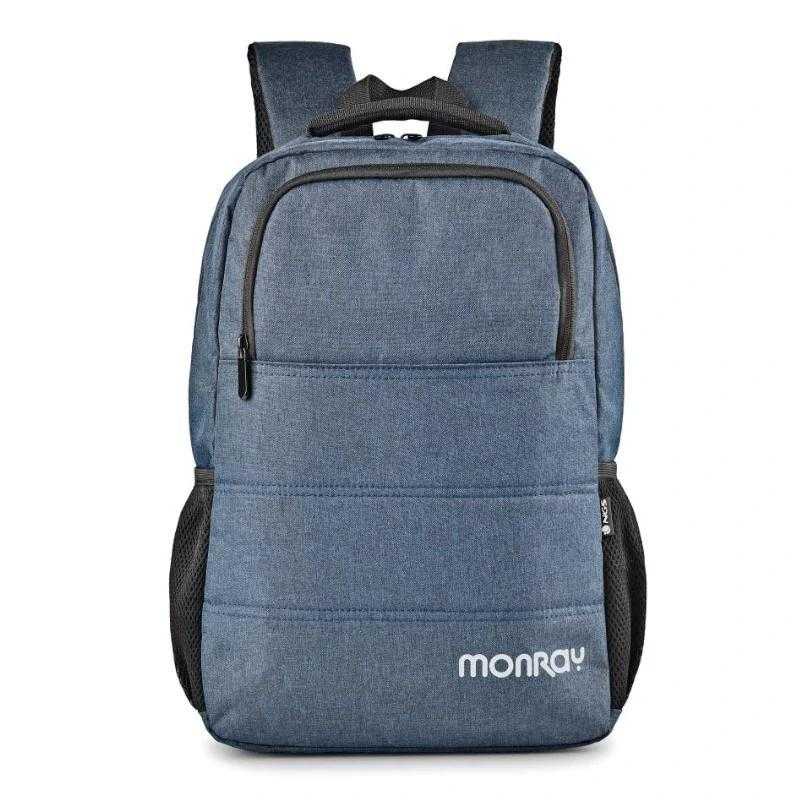 MONRAY Mochila SACKSCHARTER 15,6" Azul jaspeado