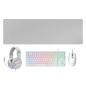 MARS GAMING Combo Gaming MCP-RGB3W 4EN1 BlancO MARS GAMING Combo Gaming MCP-RGB3W 4EN1 BlancO