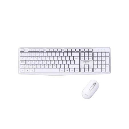 APPROX Teclado+raton inalamb X420W 1000DPI Blanco