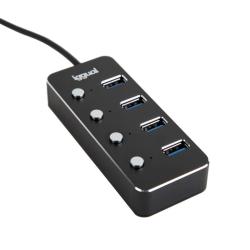 iggual Hub tipo C x 4 puertos USB 3.1 4BUTTONS