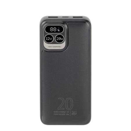 RIVACASE Powerbank VA2521 20000mAh QC/PD/LCD 20W