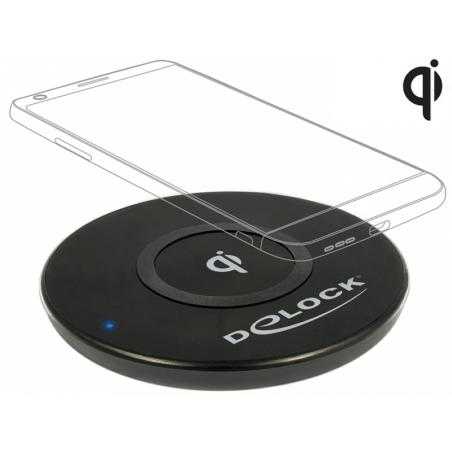 Delock Cargador Movil Inalámbrico Qi Fast 10 W