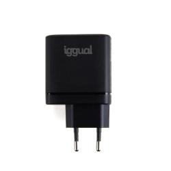 iggual Cargador rápido USB PD tipo C 45W GaN