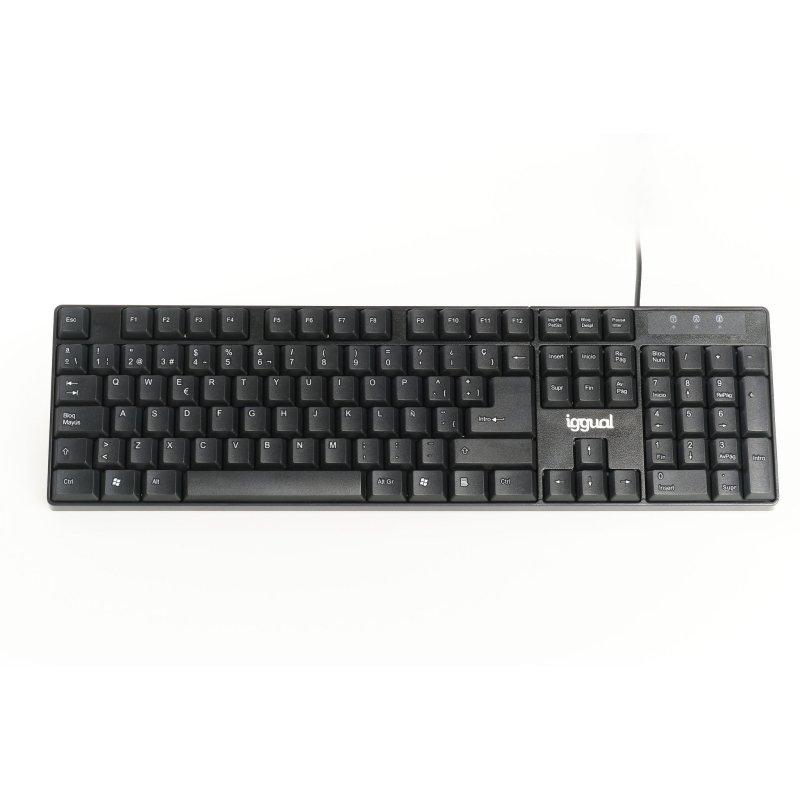 iggual Teclado USB estándar CK-FRAMELESS-105T