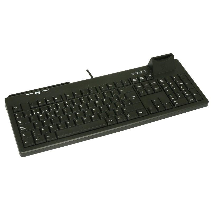 Cherry Active K. teclado lector banda Magnetica Cherry Active K. teclado lector banda Magnetica