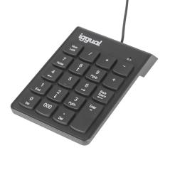 iggual Teclado numérico USB CK-NUM-19T negro