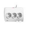 EWENT EW3935 Regleta 5 Schuko + 2 usb 2.1A