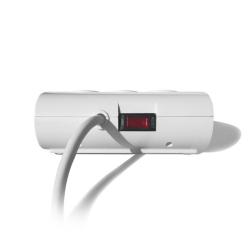 EWENT EW3935 Regleta 5 Schuko + 2 usb 2.1A