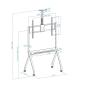 Tooq FS20208M-B Soporte suelo iSTAR 55"-100"