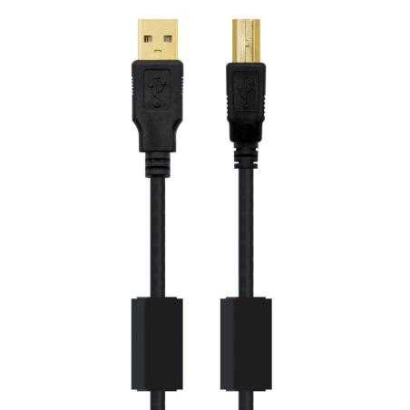 Nanocable Cable USB 2.0 Impresora Ferrita 2.0 M