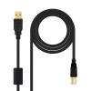 Nanocable Cable USB 2.0 Impresora Ferrita 5 M