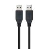 Nanocable Cable USB 3.0, tipo A/M-A/M, Negro, 1m