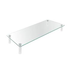 Tooq TQMR061 Soporte elevador monitores vidrio