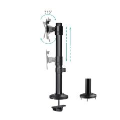 Tooq DB1131TN-B Soporte mesa 17-32" Negro