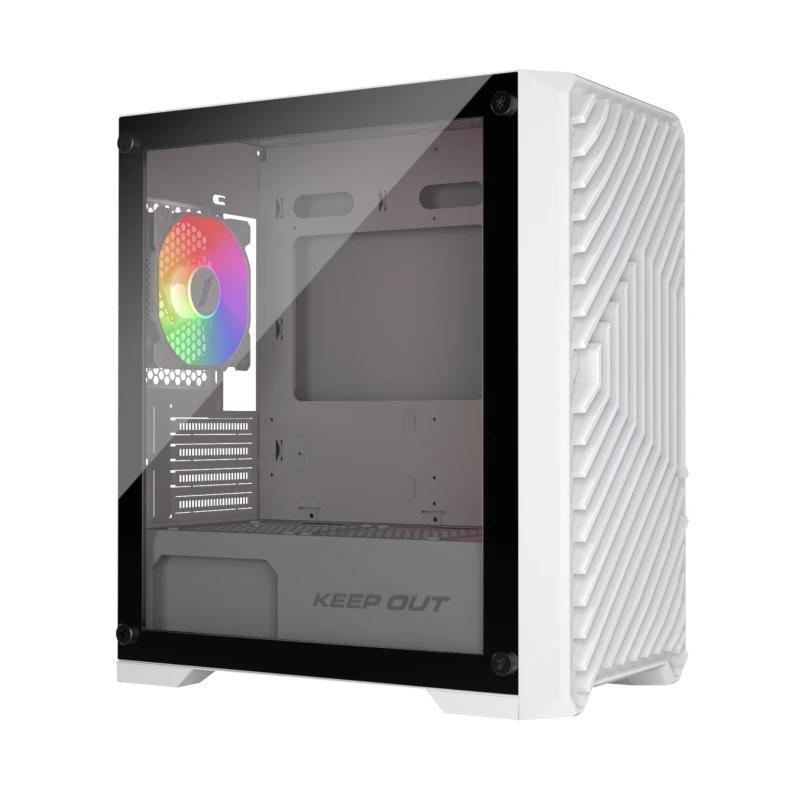 Keep Out Caja M-Atx XC-220W 4FANS Usb3.0 White Keep Out Caja M-Atx XC-220W 4FANS Usb3.0 White
