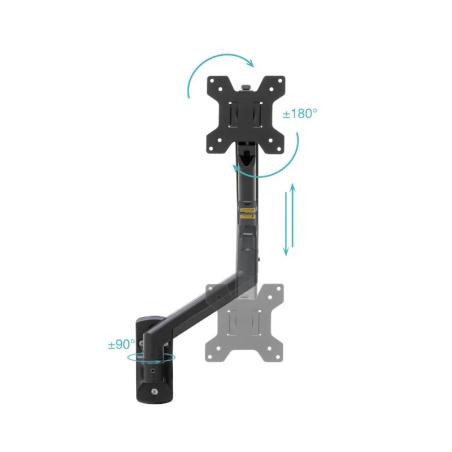 Tooq Soporte Pared LP1334TNR-B 1 brazo 13-34 Negro