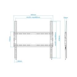 Tooq Soporte pared LP1070F-B pantallas 32"-70"