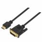 Nanocable Cable DVI/HDMI DVI18+1/M-HDMI A/M,1.8 M Nanocable Cable DVI/HDMI DVI18+1/M-HDMI A/M,1.8 M
