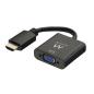 EWENT EW9864 Adaptador Hdmi/Vga con Audio EWENT EW9864 Adaptador Hdmi/Vga con Audio