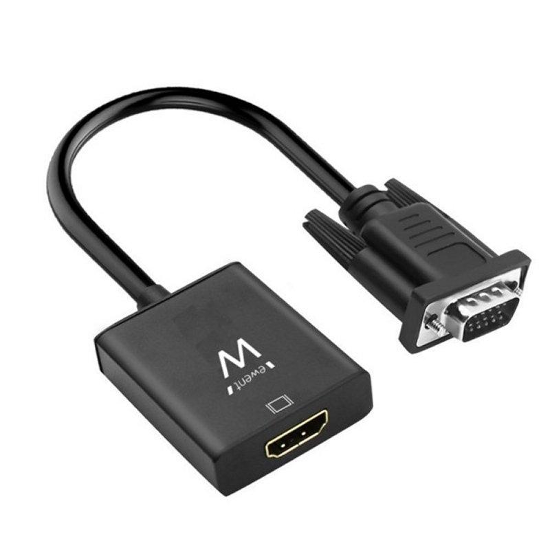 EWENT EW9866 Adaptador Vga/Hdmi con Audio EWENT EW9866 Adaptador Vga/Hdmi con Audio