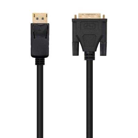 Nanocable Cable Conversor DP a DVI 2 M Negro