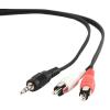 Gembird Cable Audio 3.5mm(M) a 2 RCA(M) 2.5 Mts