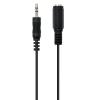 Ewent Cable Audio Estereo 3,5mm/M y 3,5mm/H - 2mt