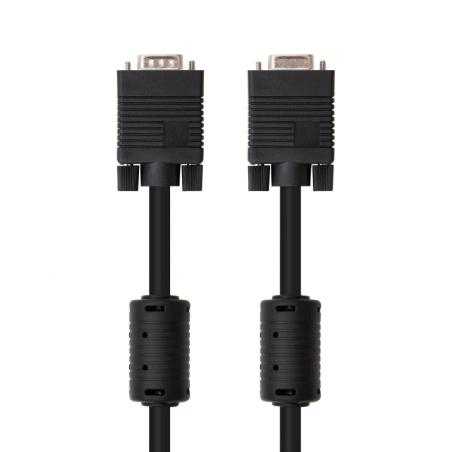 Nanocable Cable VGA con ferrita M-H, negro, 1.8m