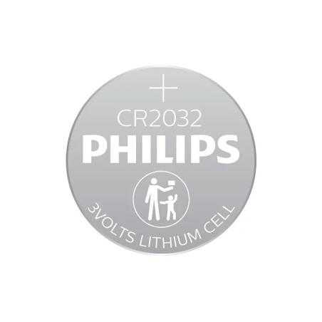 Philips Pila Boton Litio CR2032 3v Blister*5