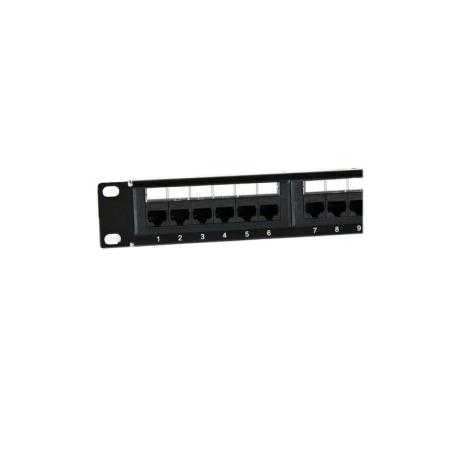 2LAN Patch Panel 19" CAT6 24 Puertos UTP