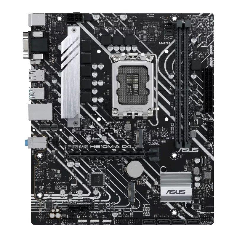 ASUS Placa Base PRIME H610M-A CSM D4 mATX 1700 ASUS Placa Base PRIME H610M-A CSM D4 mATX 1700