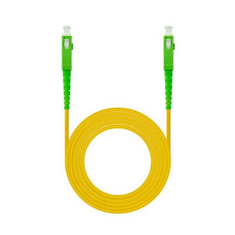 Nanocable Cable fibra SC/APC LSZH Amarillo 1m